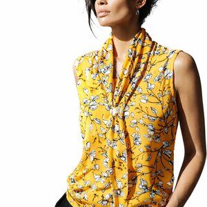 Adrienne Vittadini sleeveless printed blouse,